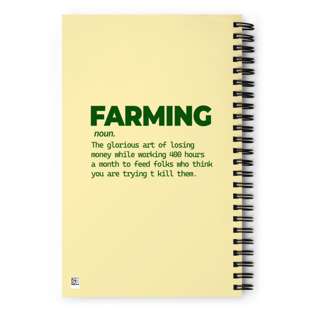 FARMING - Spiral notebook