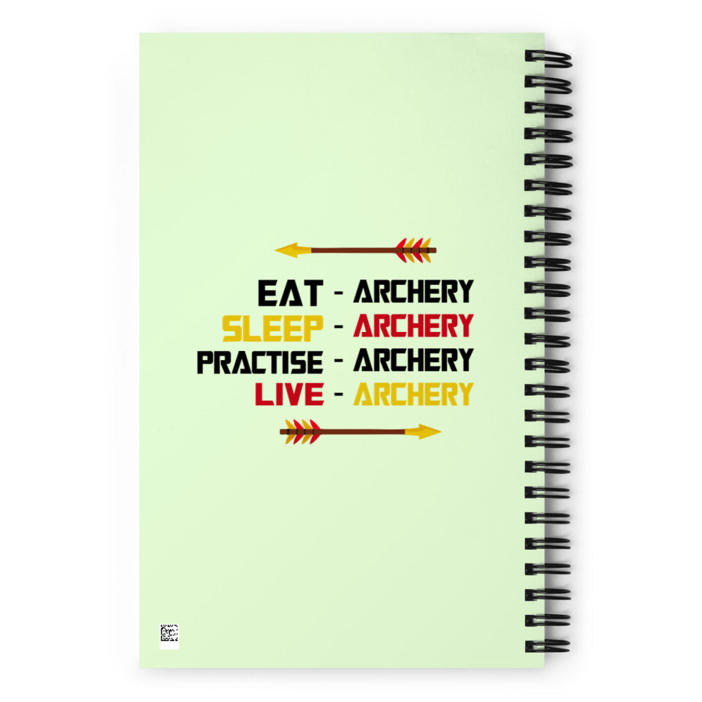 EAT-ARCHERY... - Spiral notebook