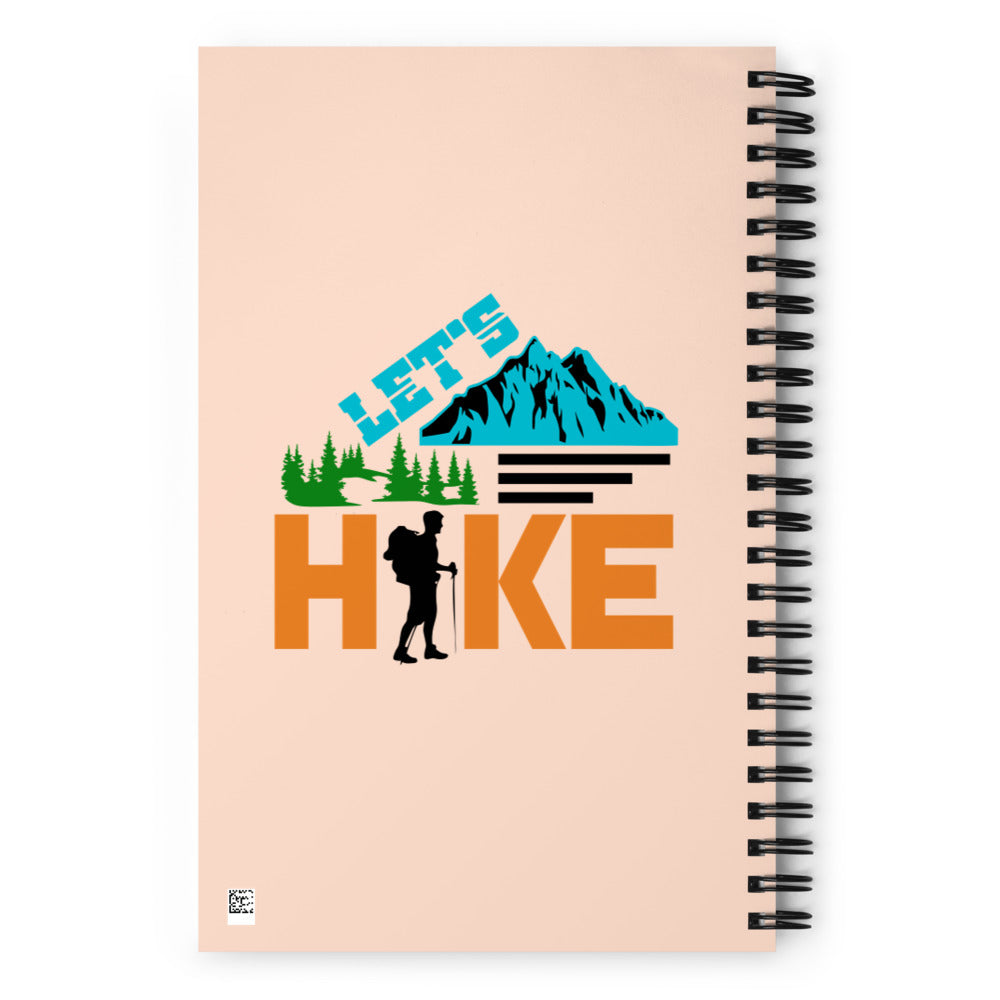 LET'S HIKE - Spiral notebook