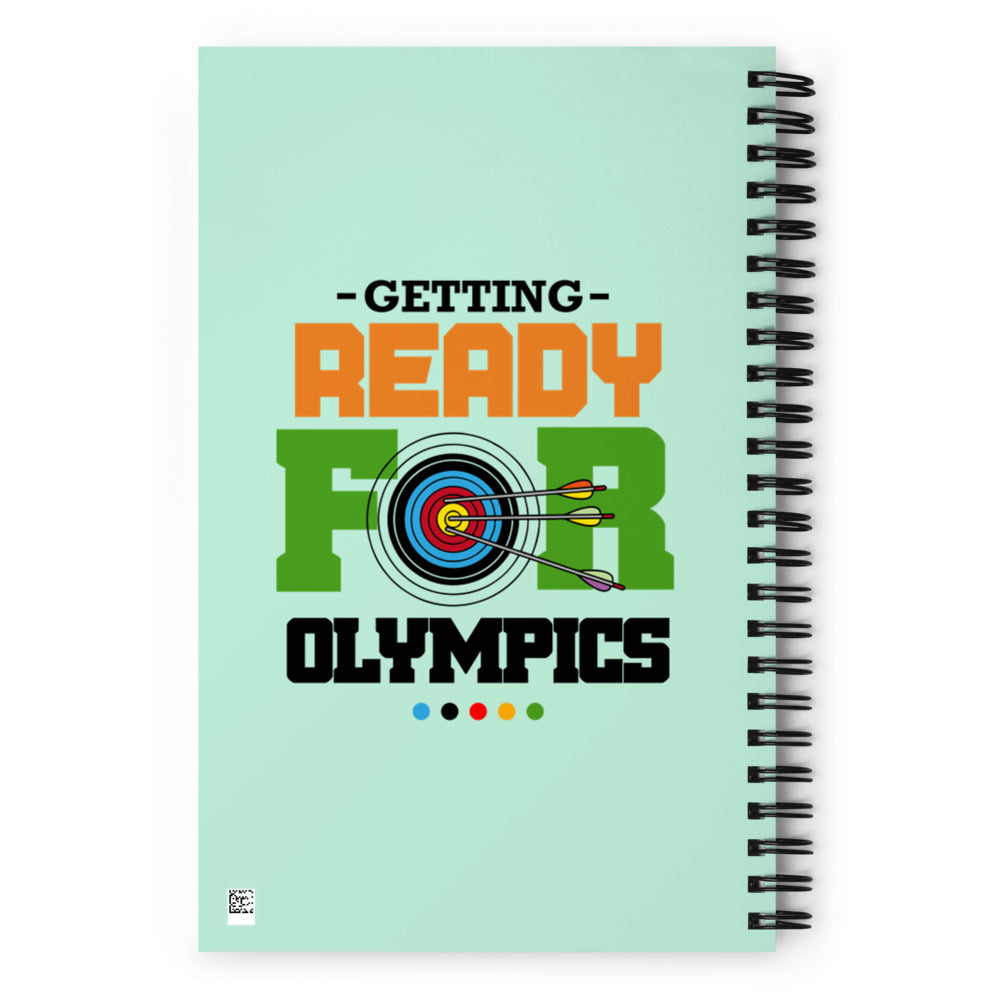 GETTING READY FOR OLYMPICS - Spiral notebook