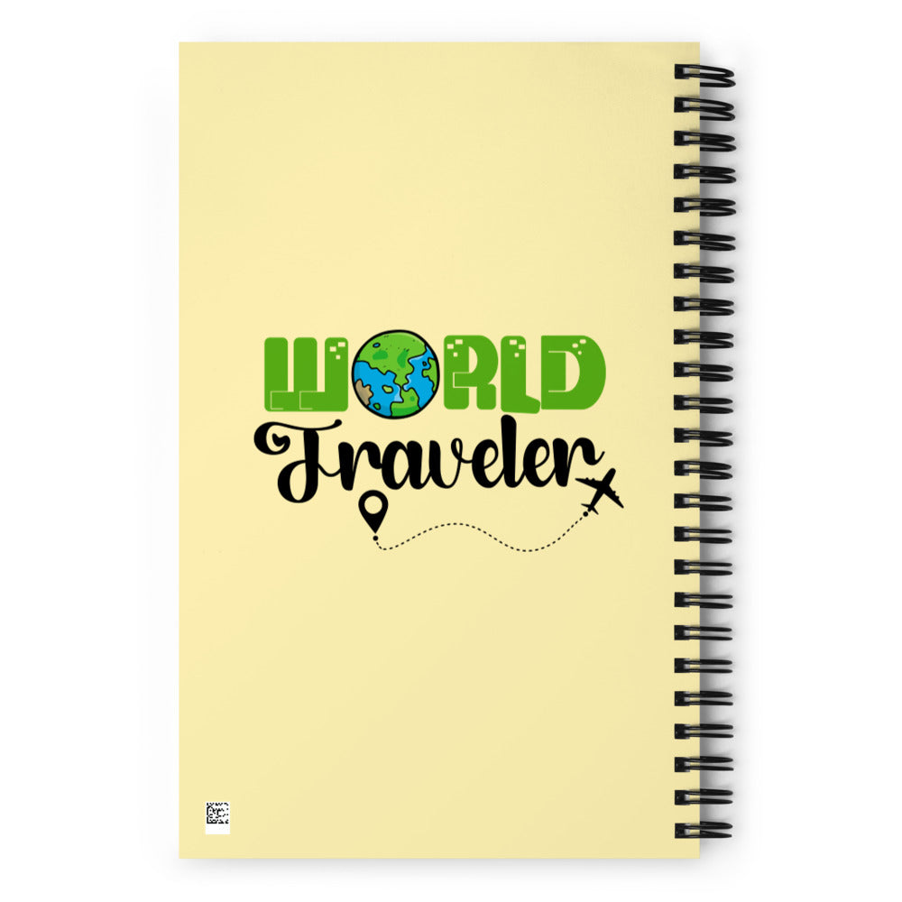 WORLD TRAVELER - Spiral notebook