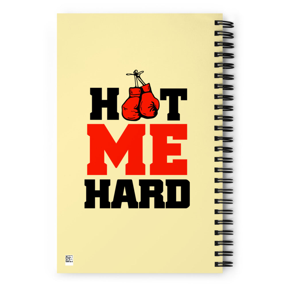 HOT ME HARD - Spiral notebook