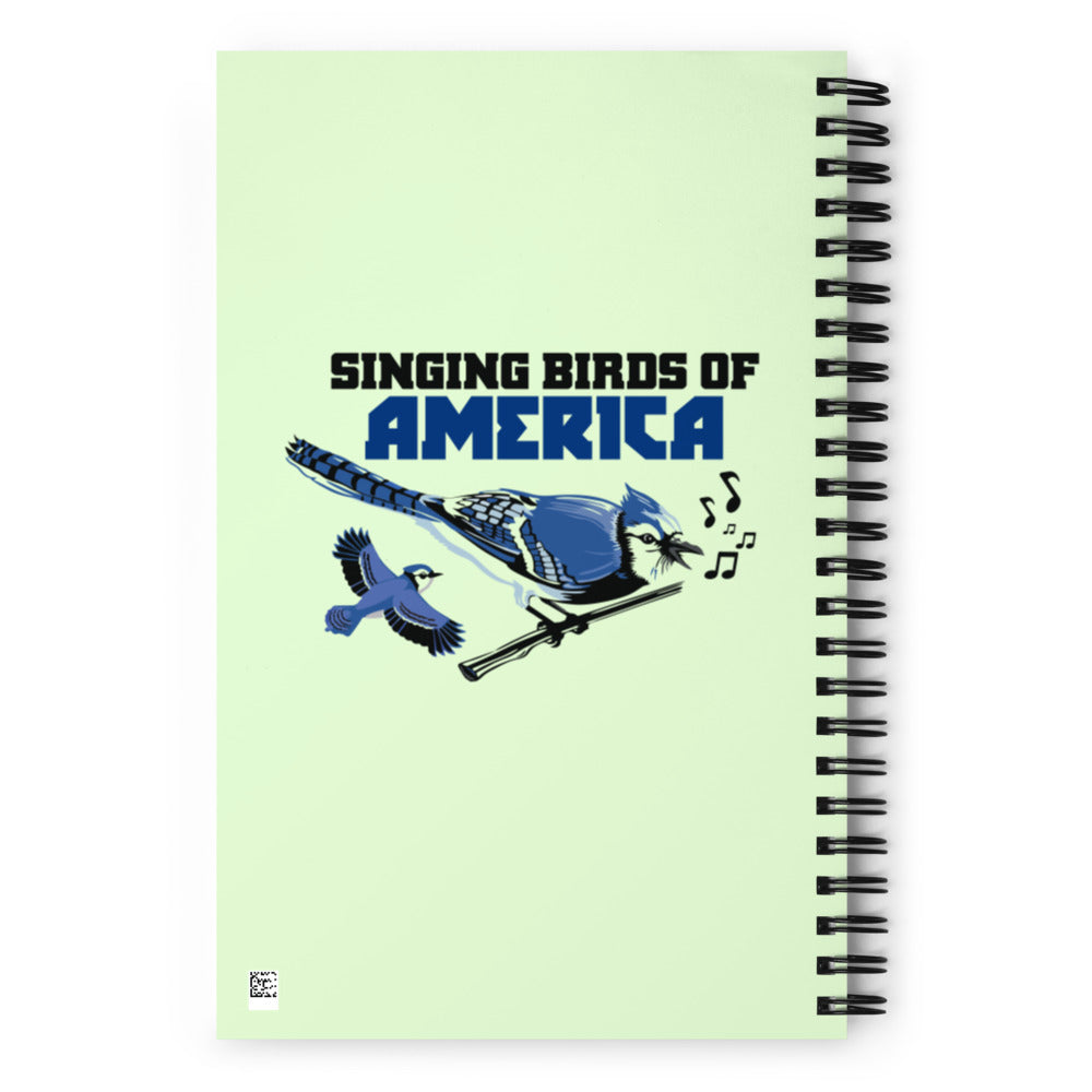 SINGING BIRDS OF AMERICA - Spiral notebook