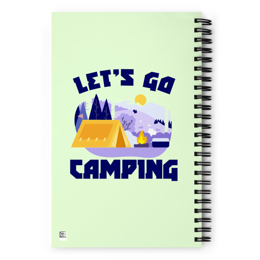 LET'S GO CAMPING - Spiral notebook