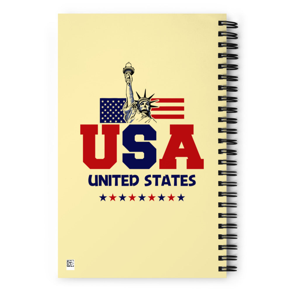 UNITED STATES OF AMERICA - Spiral notebook
