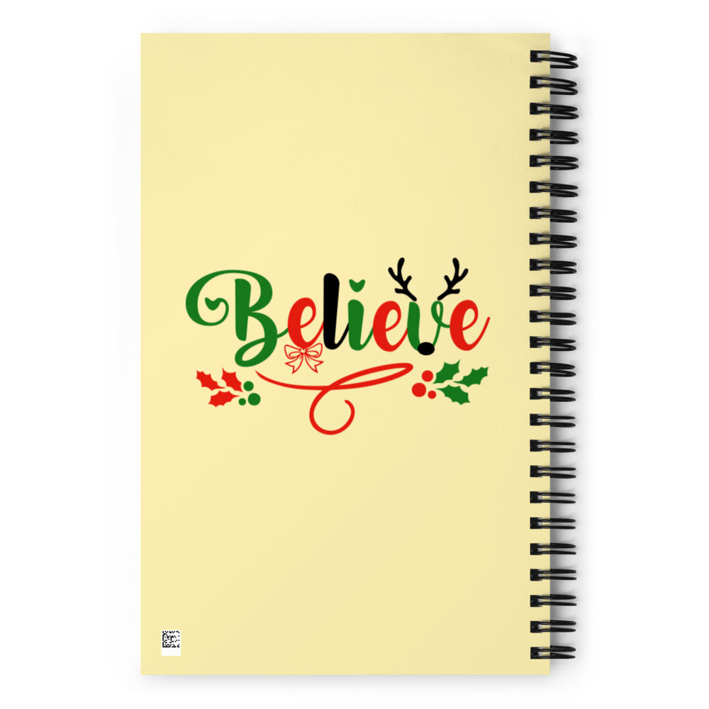 BELIEVE - Spiral notebook