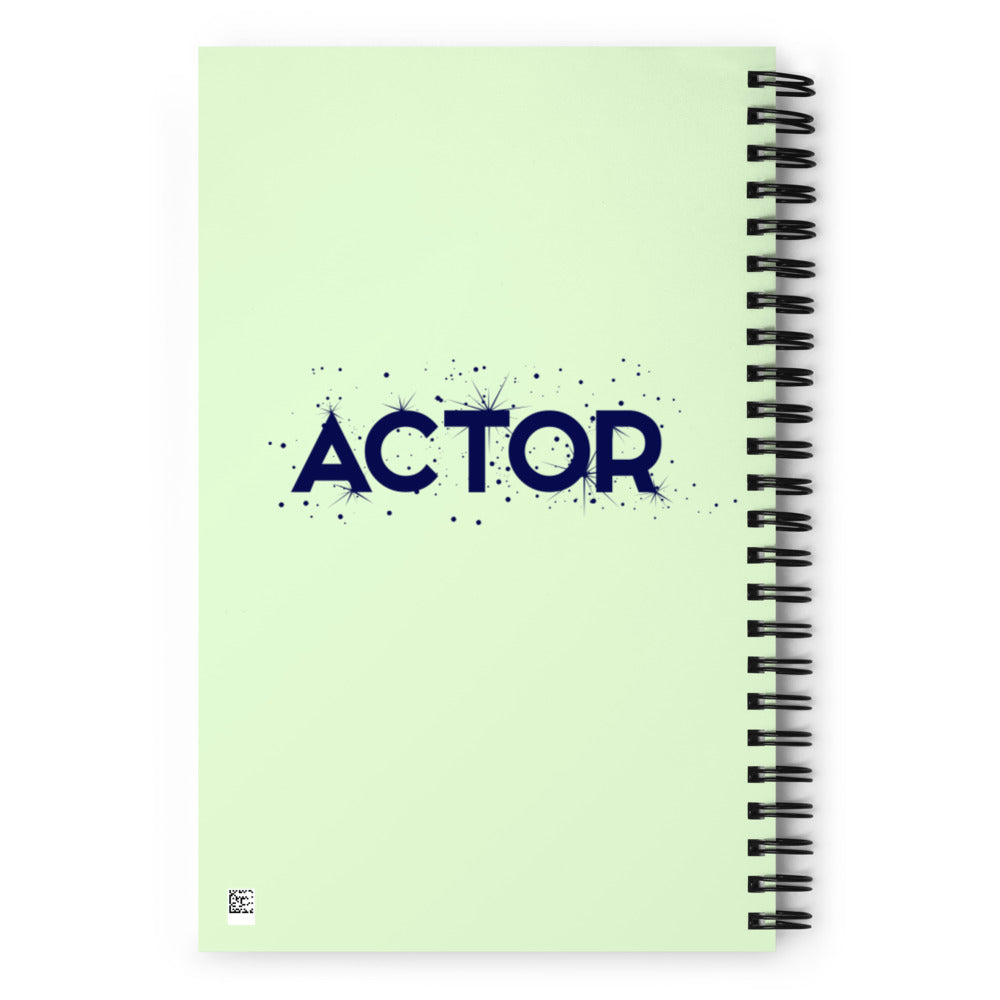 ACTOR - Spiral notebook