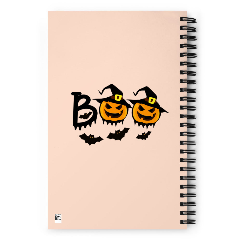 BOO - Spiral notebook