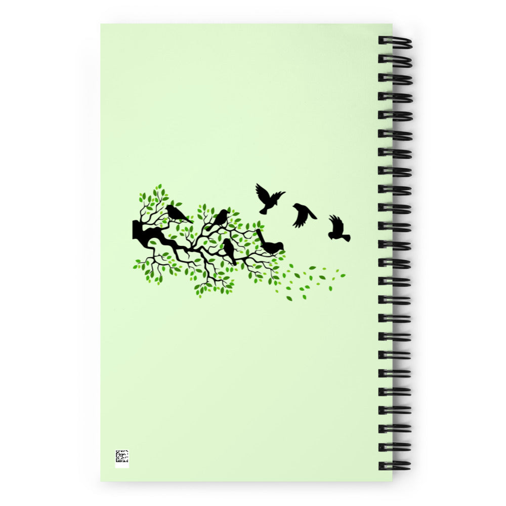 SPARROWS - Spiral notebook