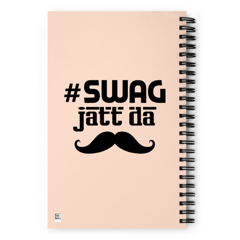 SWAG JATT DA - Spiral notebook