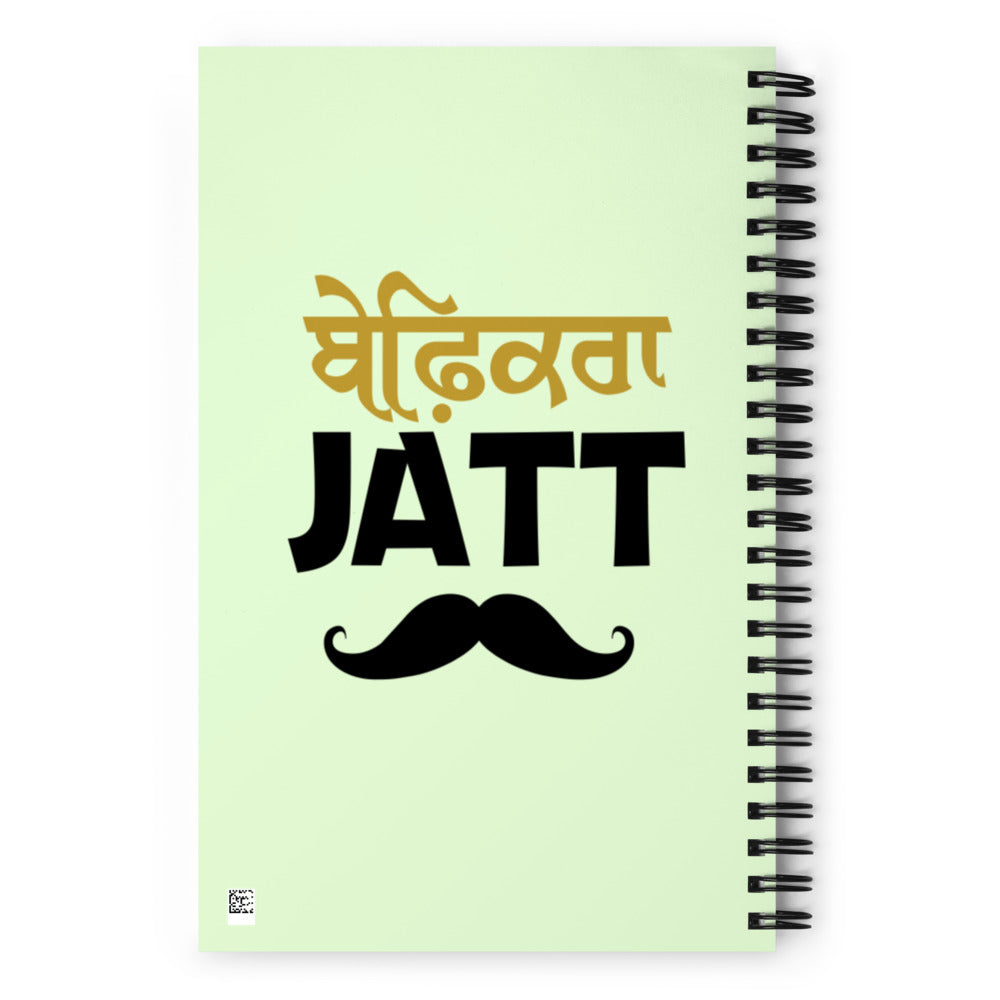 BEFIKRA JATT - Spiral notebook