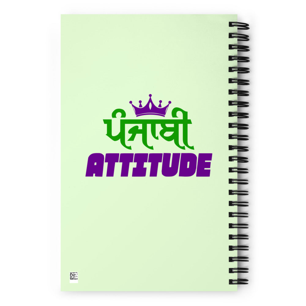 PUNJABI ATTITUDE - Spiral notebook