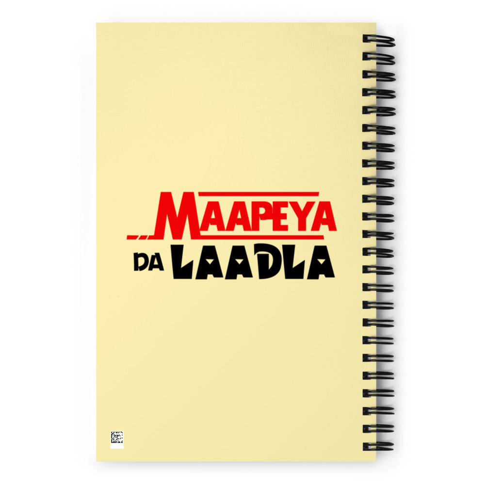 MAAPEYA DA LAADLA - Spiral notebook