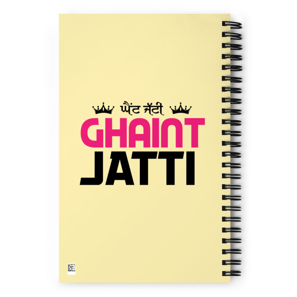 GHAINT JATTI - Spiral notebook