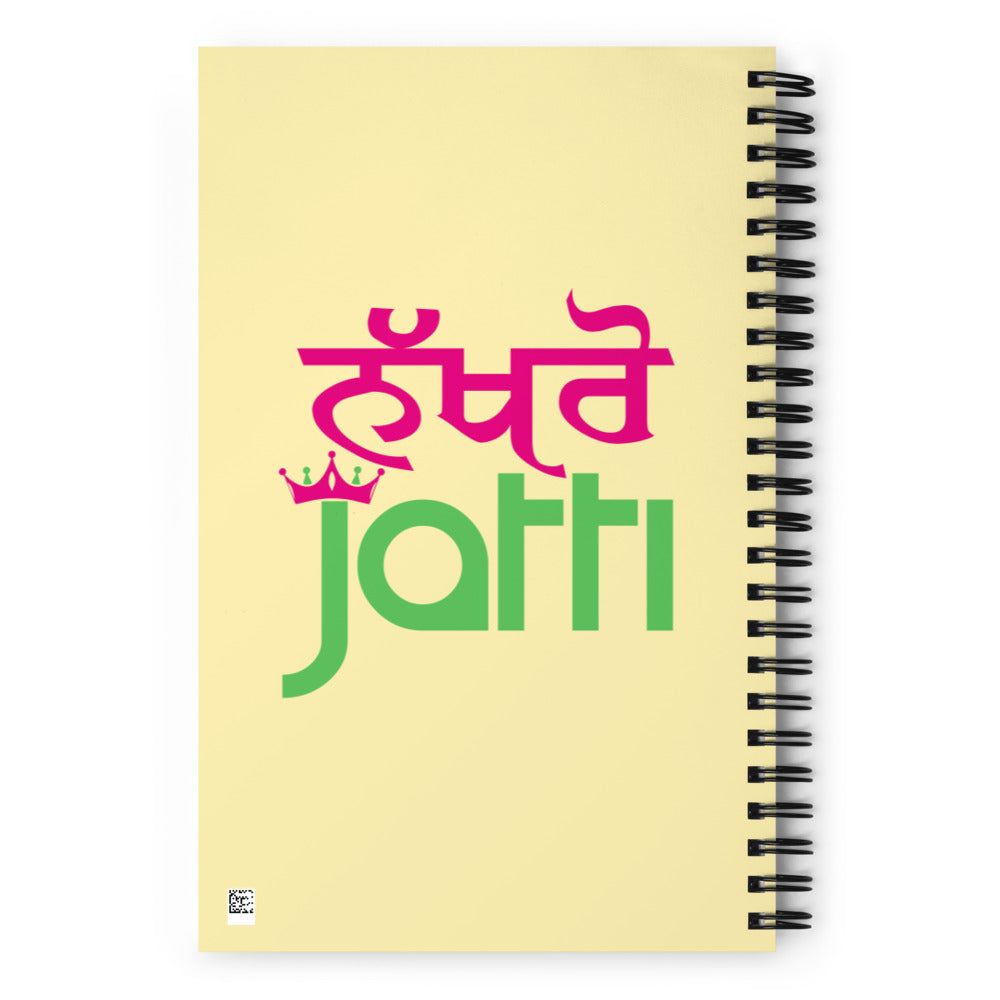 NAKHRO JATTI - Spiral notebook