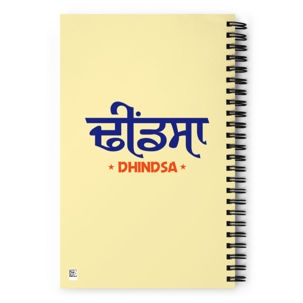 DHINDSA - Spiral notebook