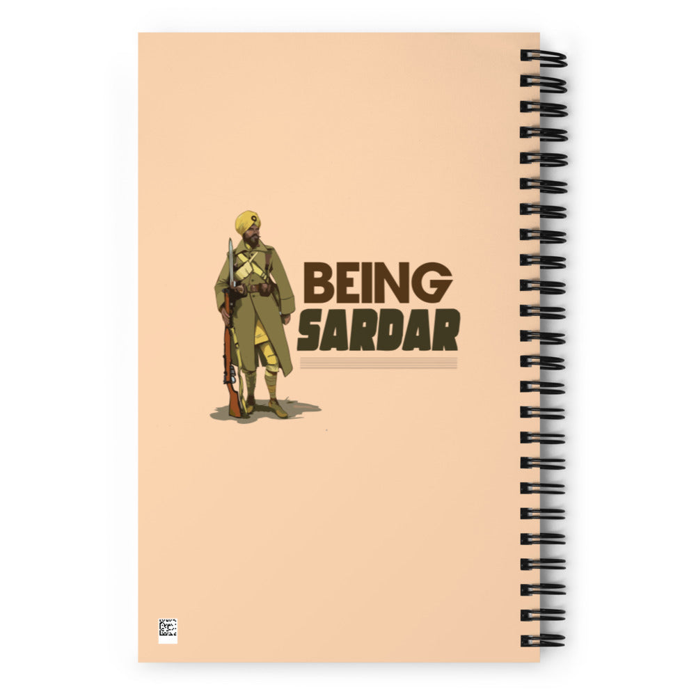 BEING SARDAR - Spiral notebook