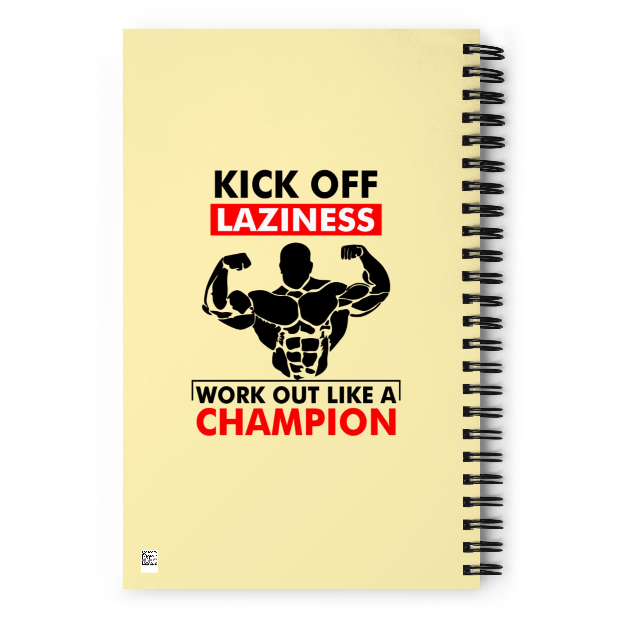 KICK OFF LAZINESS - Spiral notebook