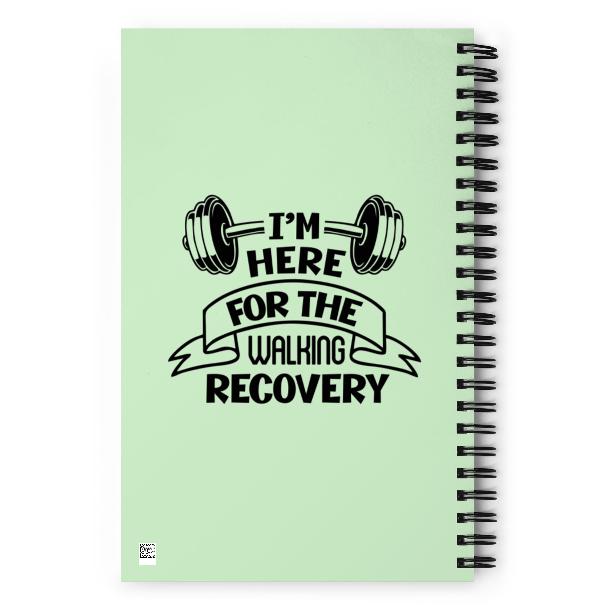 I'M HERE FOR THE WALKING RECOVERY - Spiral notebook