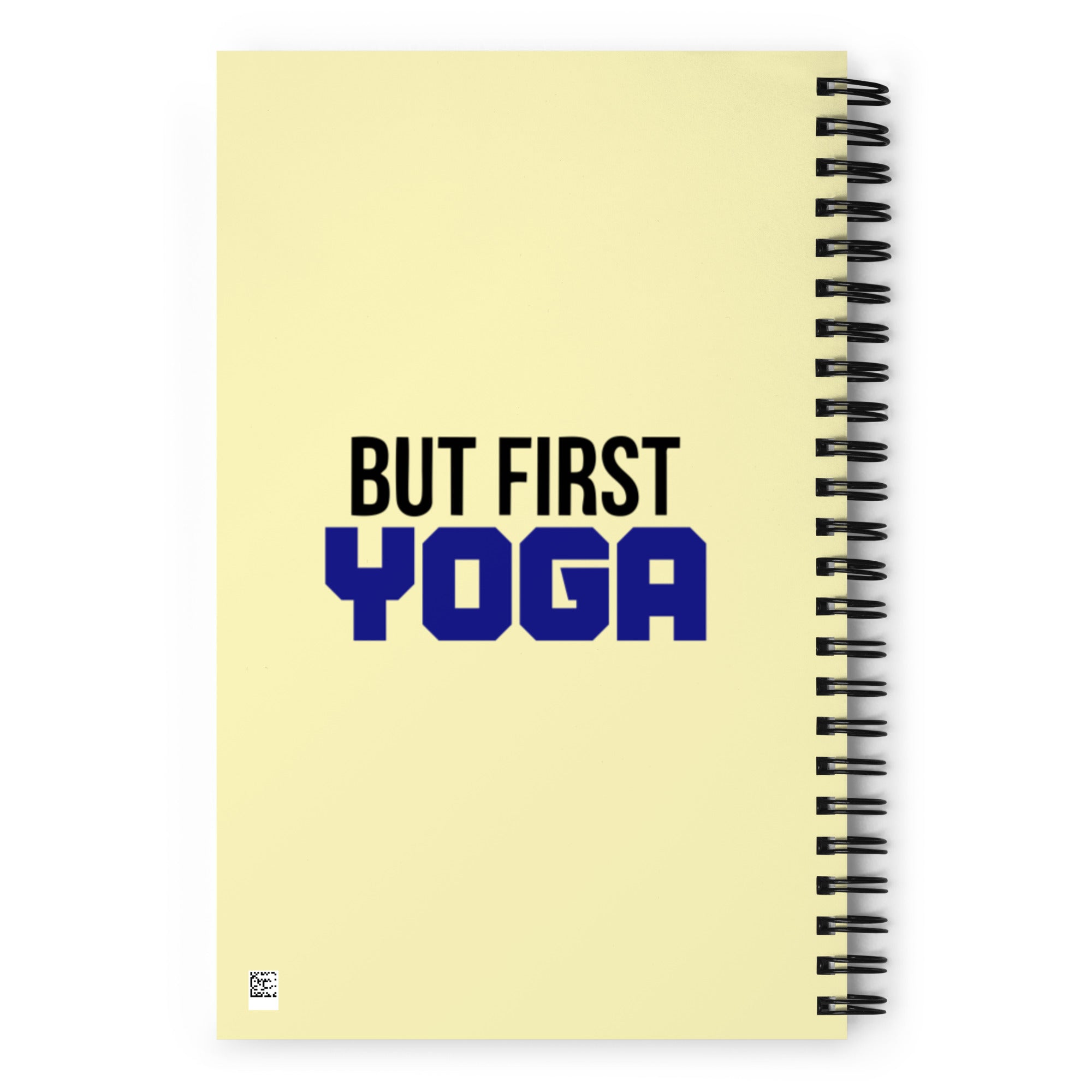 BUT FIRST YOGA - Spiral notebook