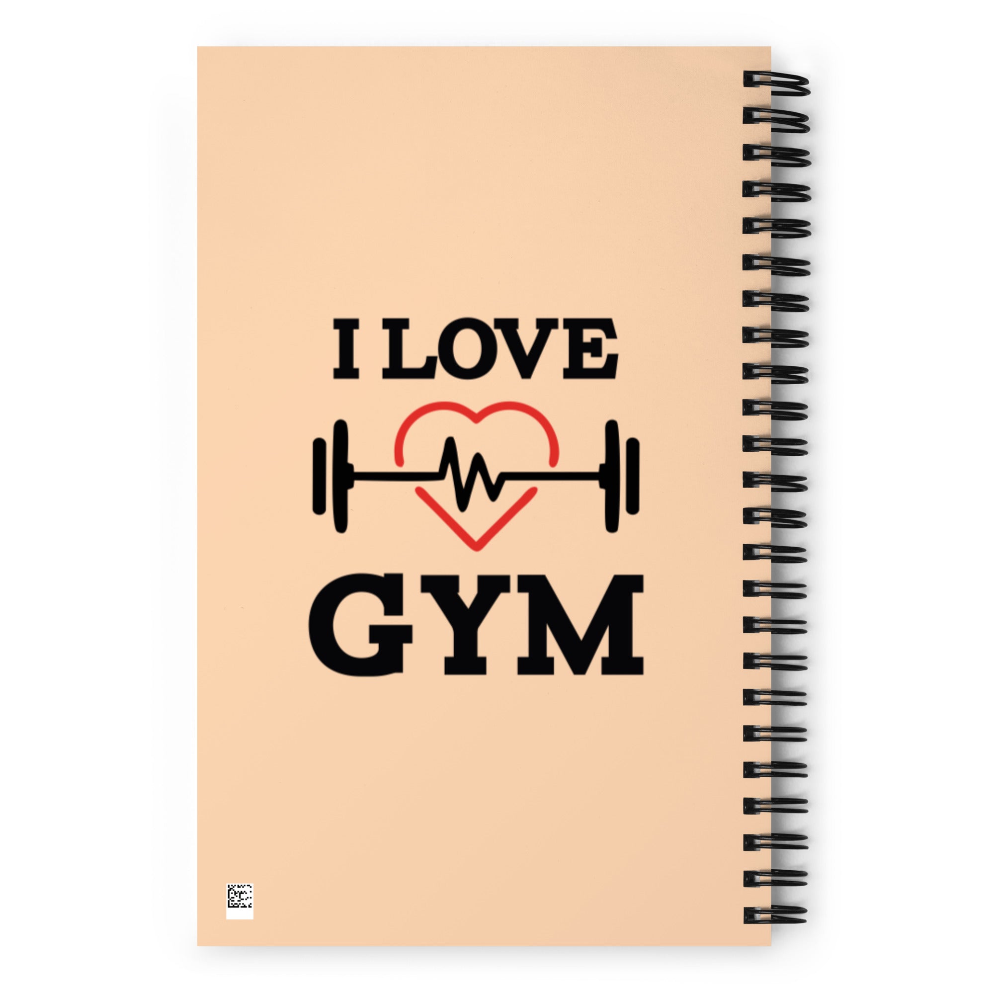 I LOVE GYM - Spiral notebook