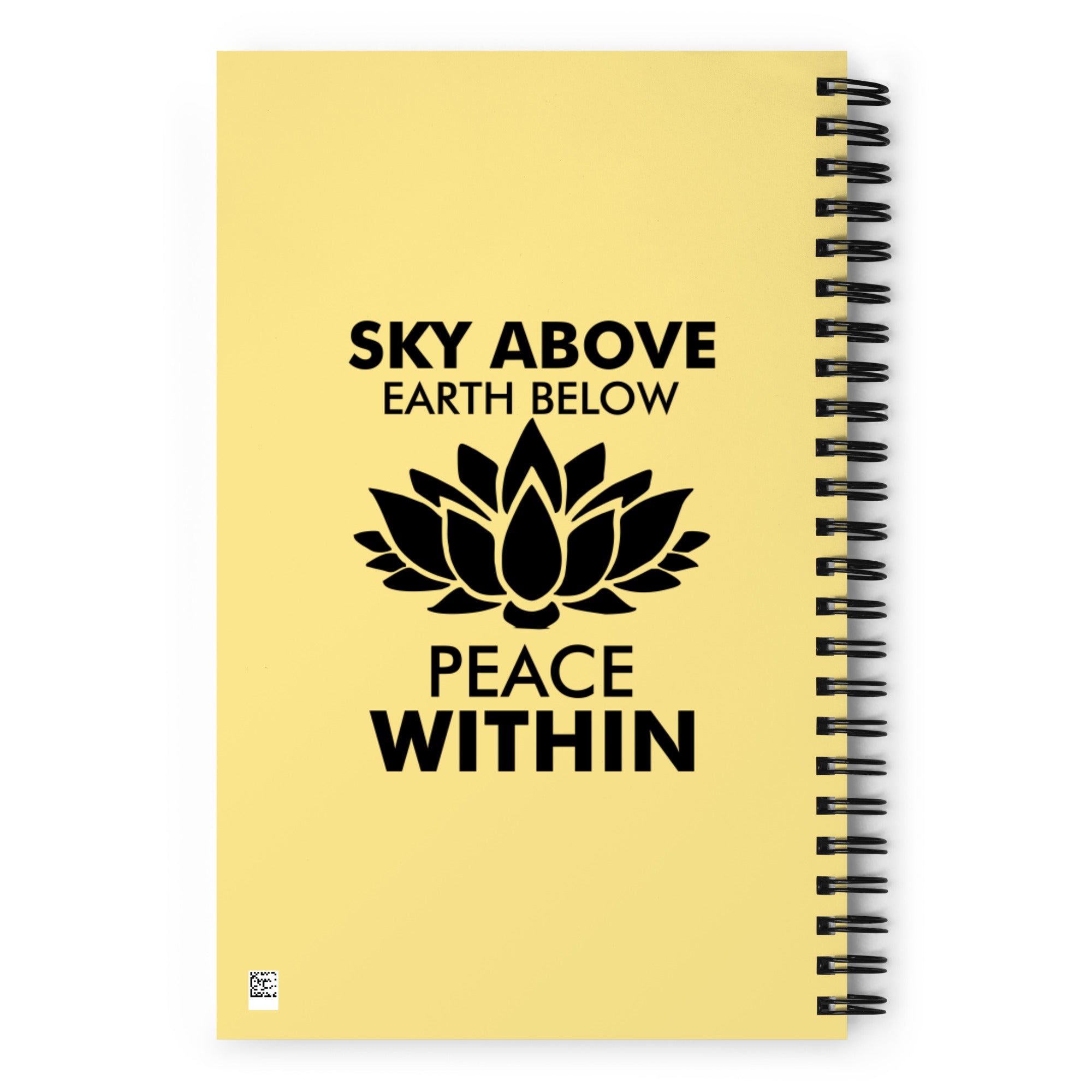 SKY ABOVE EARTH BELOW - Spiral notebook