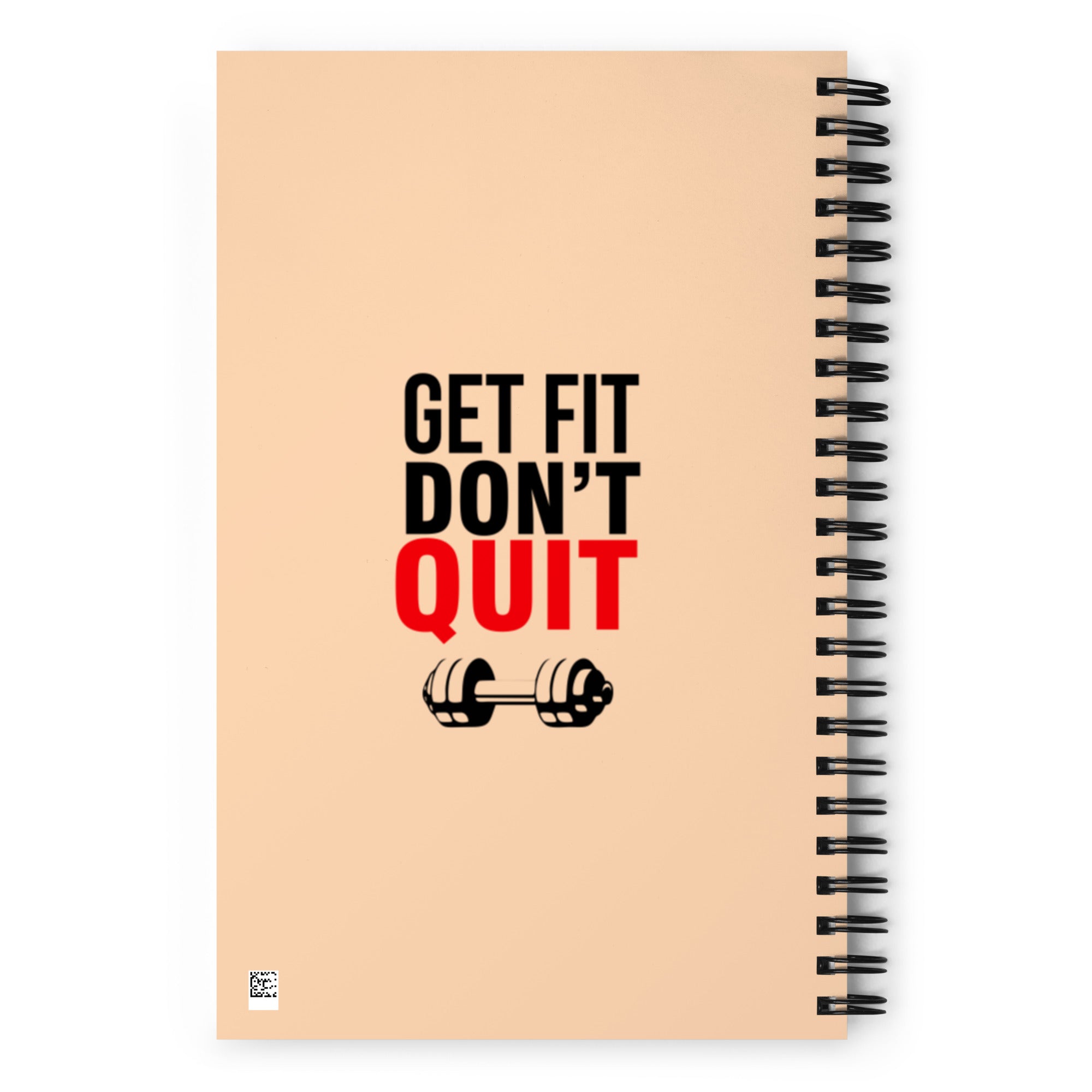 GET FIT DON'T QUIT - Spiral notebook