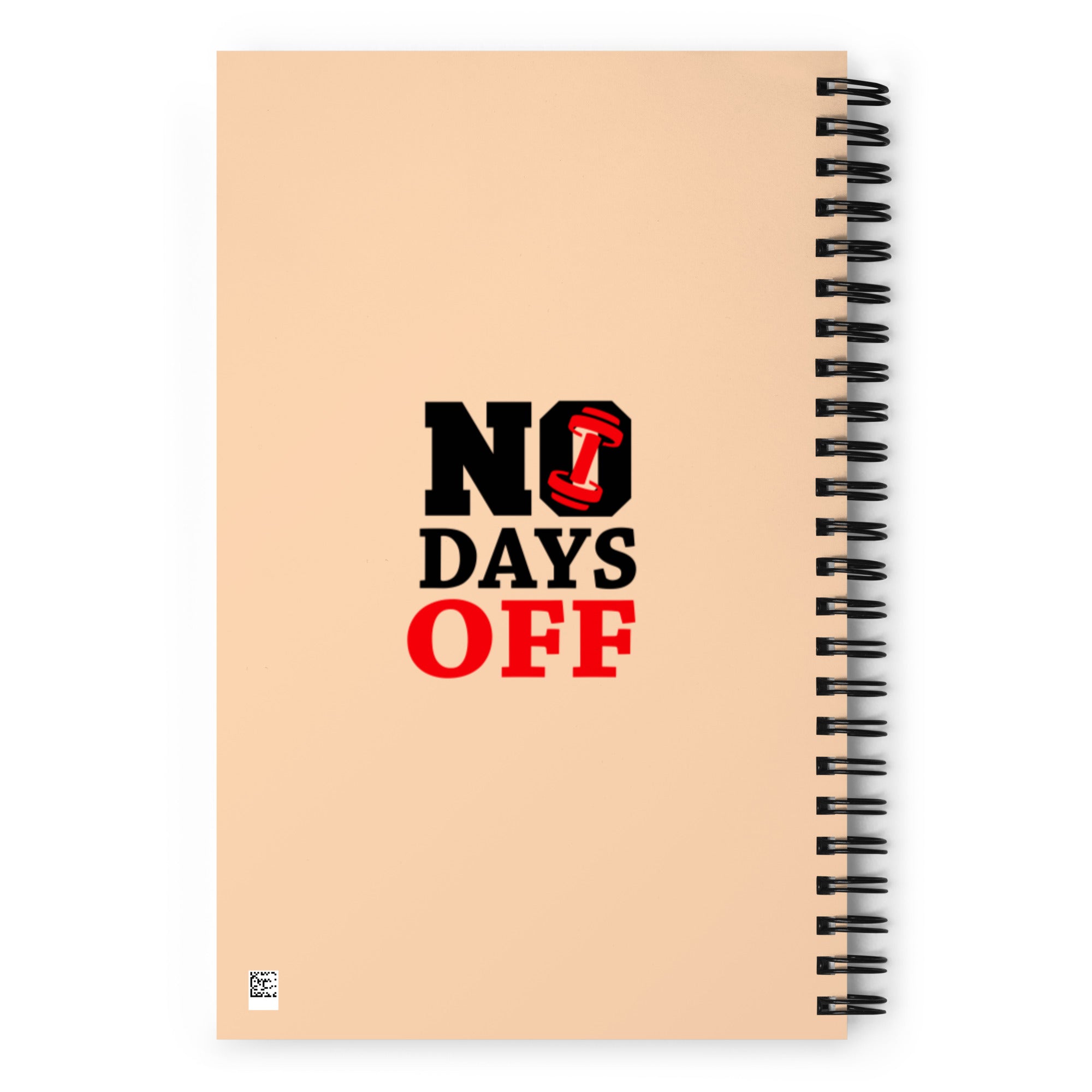 NO DAYS OFF - Spiral notebook