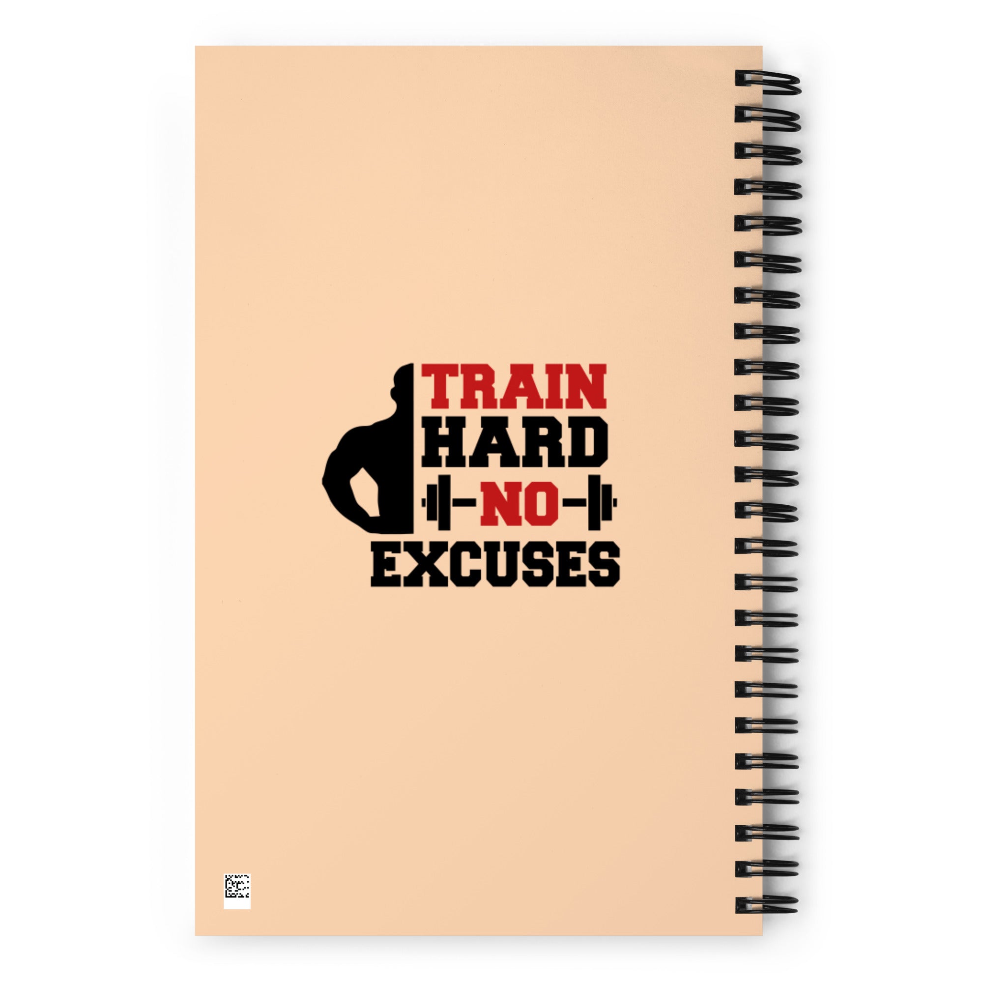 TRAIN HARD NO EXCUSES - Spiral notebook
