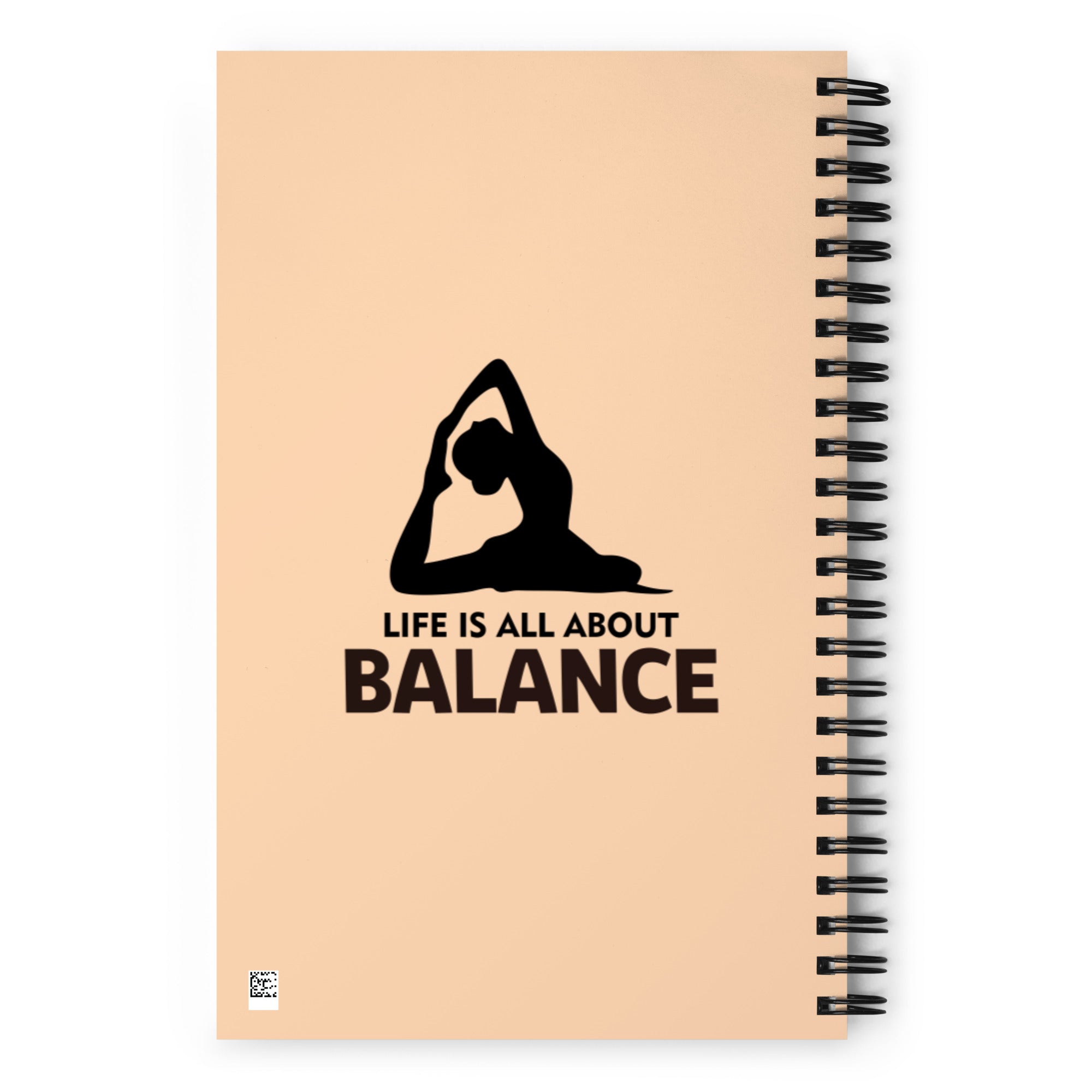 LIFE IS ALL ABOUT BALANCE - Spiral notebook