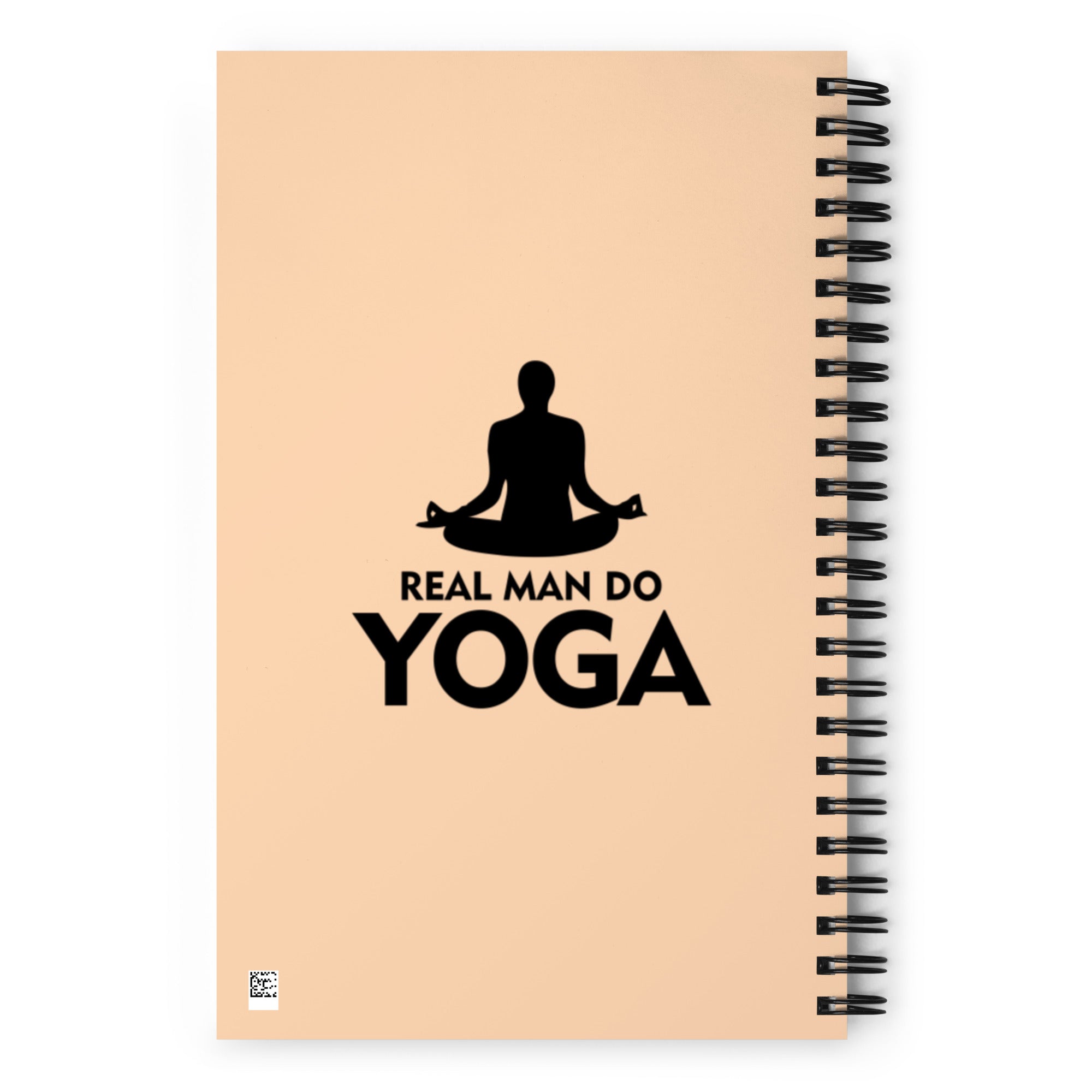 REAL MAN DO YOGA - Spiral notebook