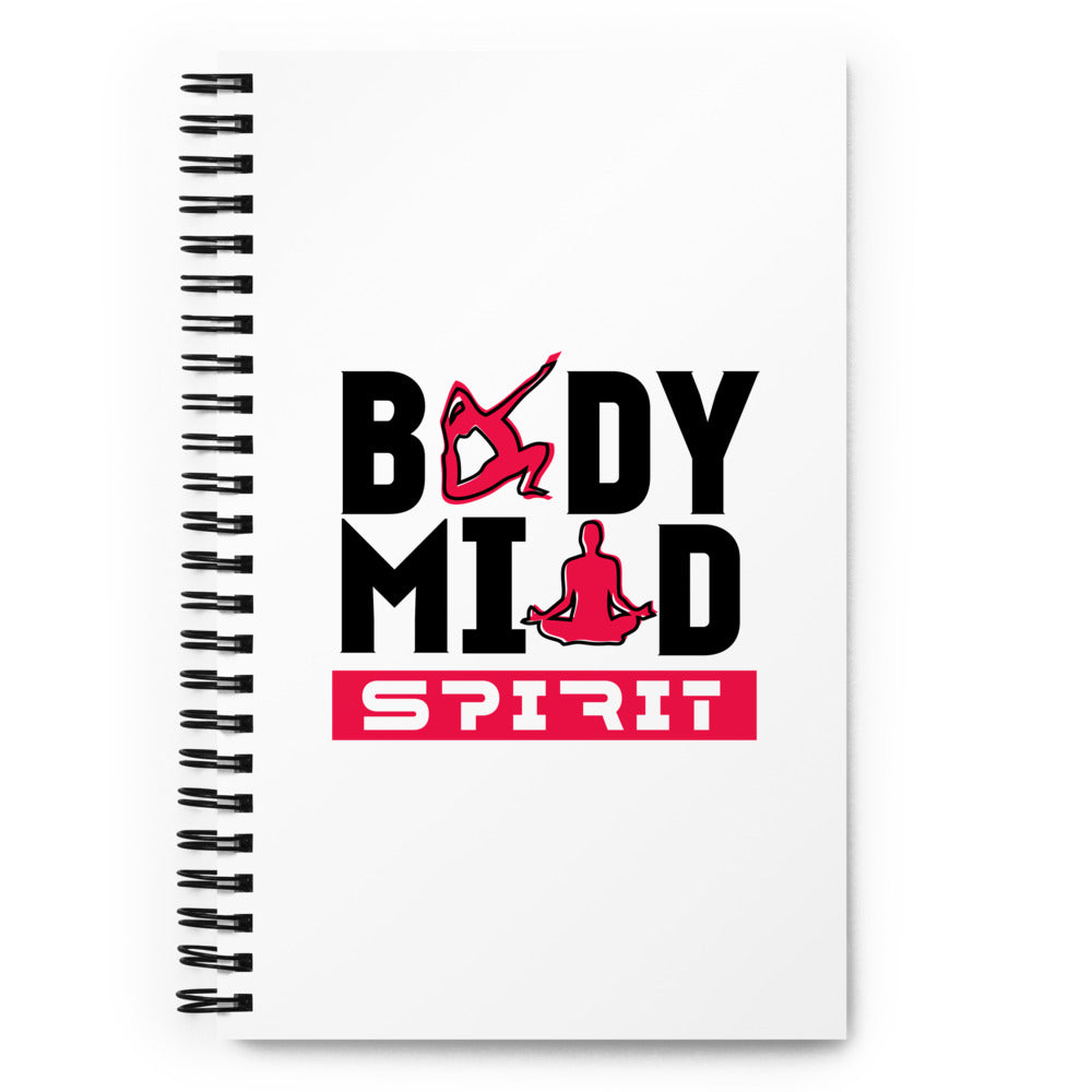 BODY MIND SPIRIT - Spiral notebook