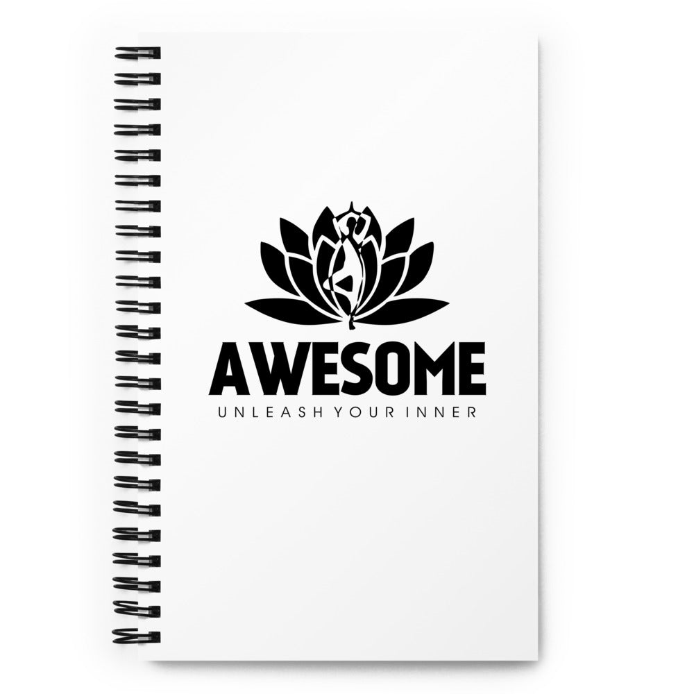 AWESOME UNLEASH YOUR INNER - Spiral notebook