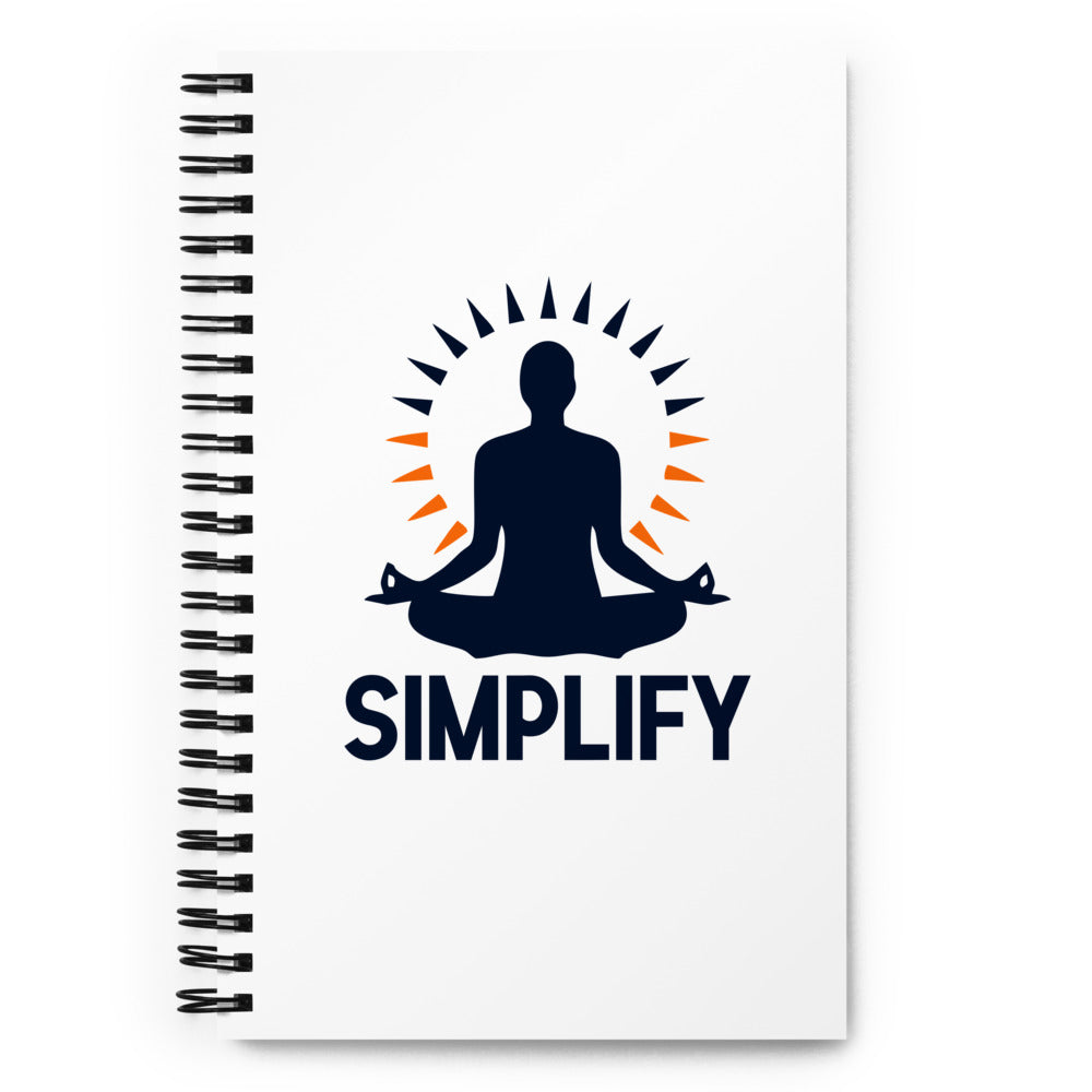 SIMPLIFY - Spiral notebook