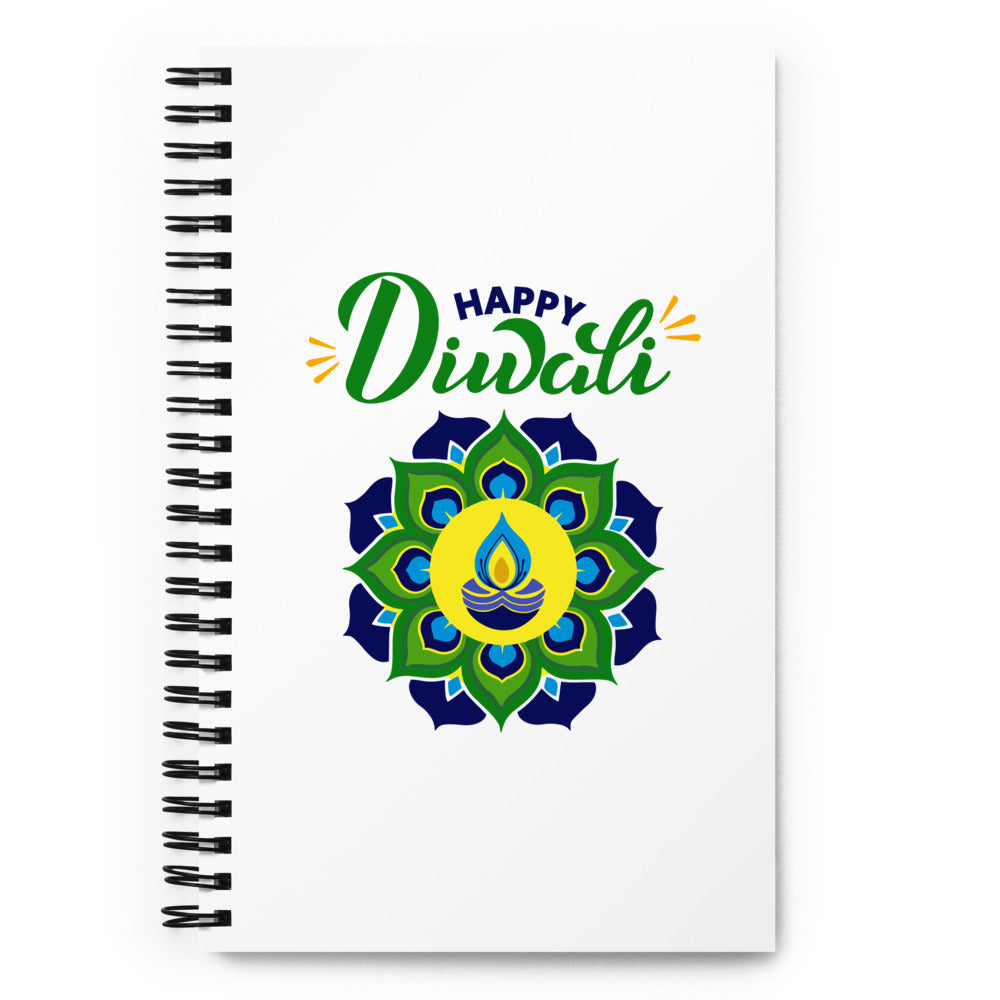 HAPPY DIWALI - Spiral notebook