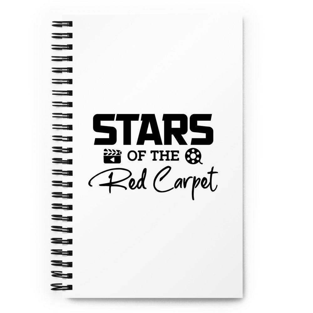 STARS OF THE RED CARPET - Spiral notebook