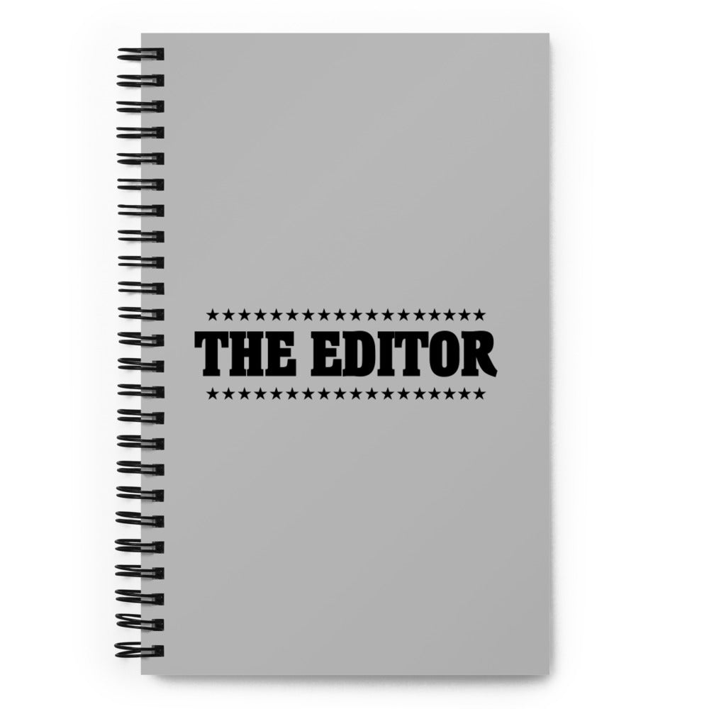 THE EDITOR - Spiral notebook