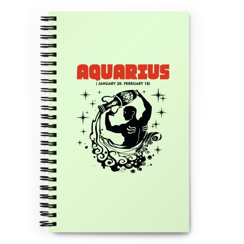 AQUARIUS - Spiral notebook