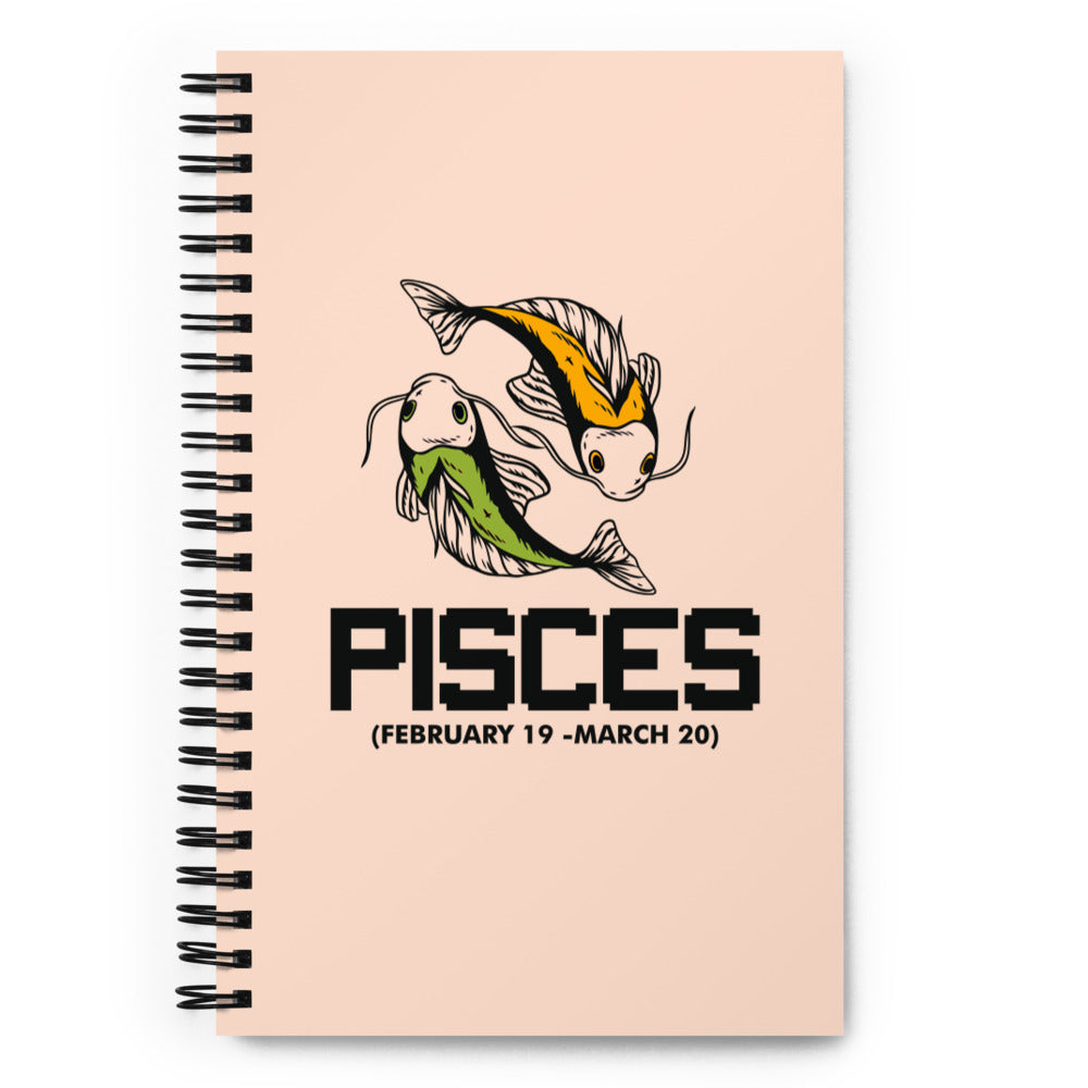 PISCES - Spiral notebook