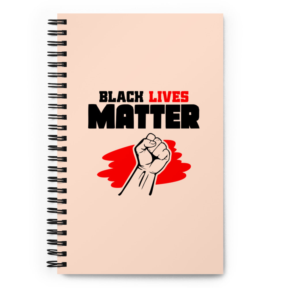 BLACK LIVES MATTER - Spiral notebook