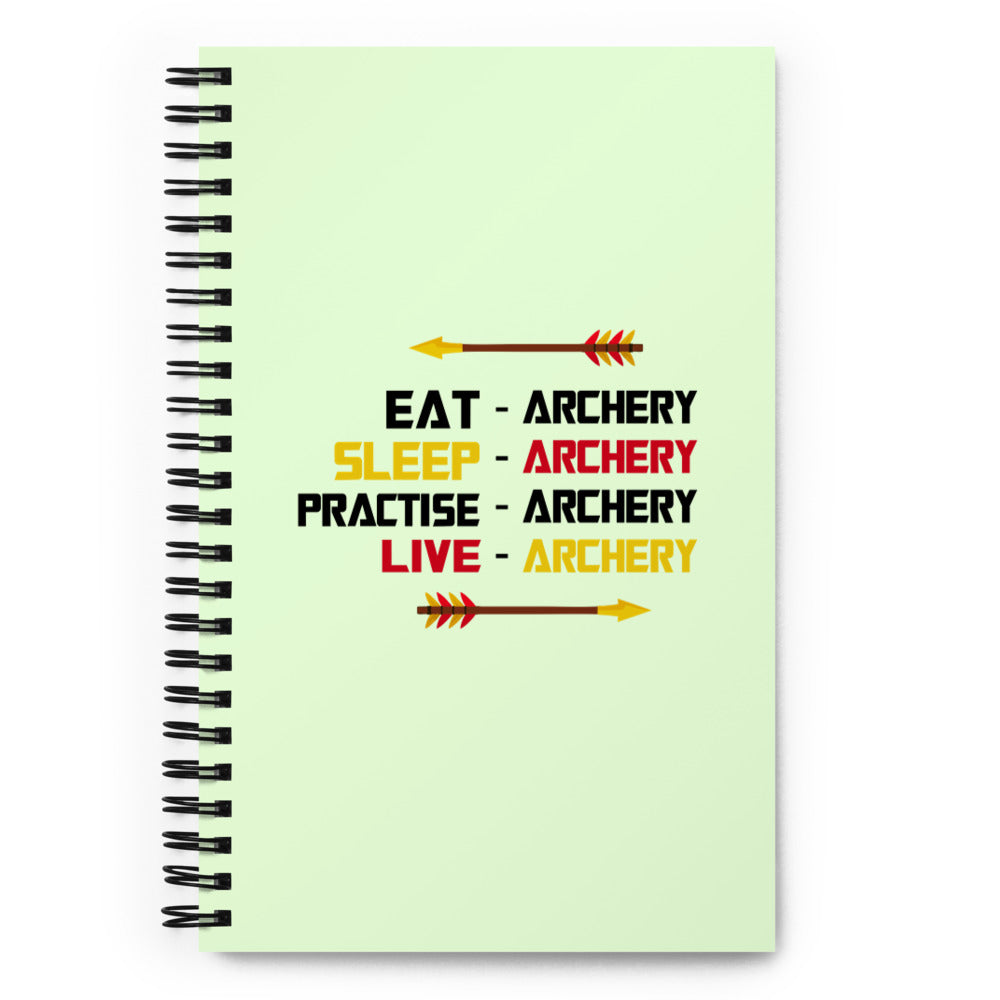 EAT-ARCHERY... - Spiral notebook