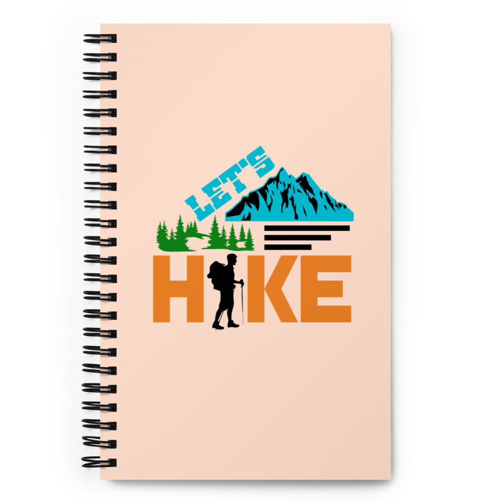 LET'S HIKE - Spiral notebook