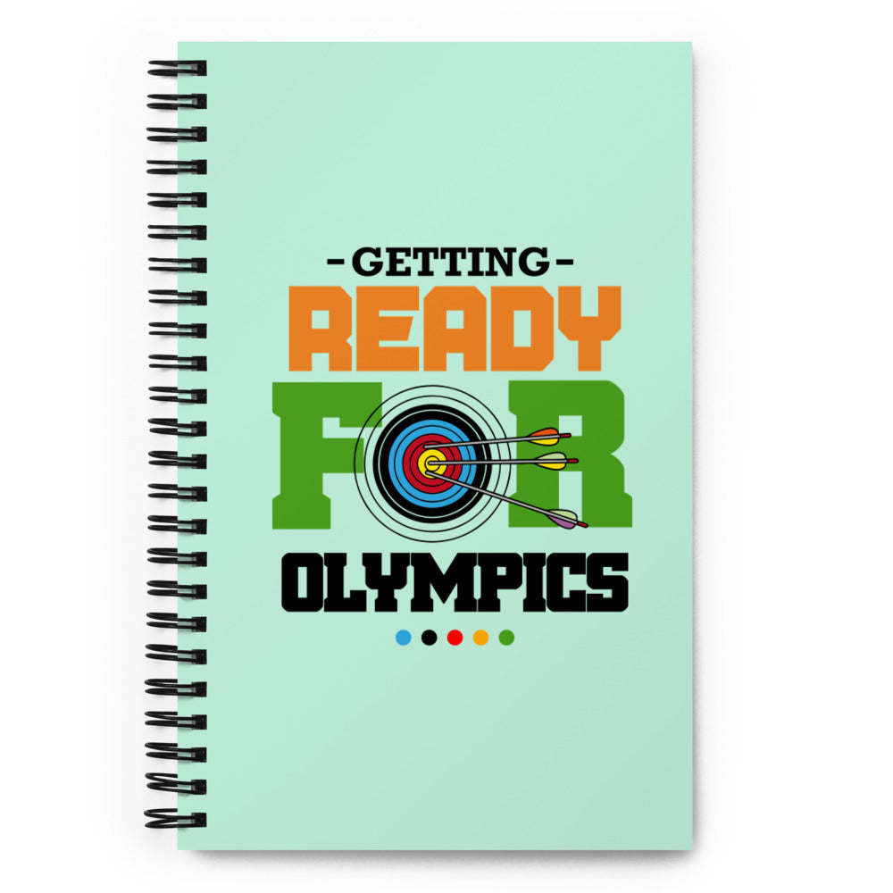 GETTING READY FOR OLYMPICS - Spiral notebook