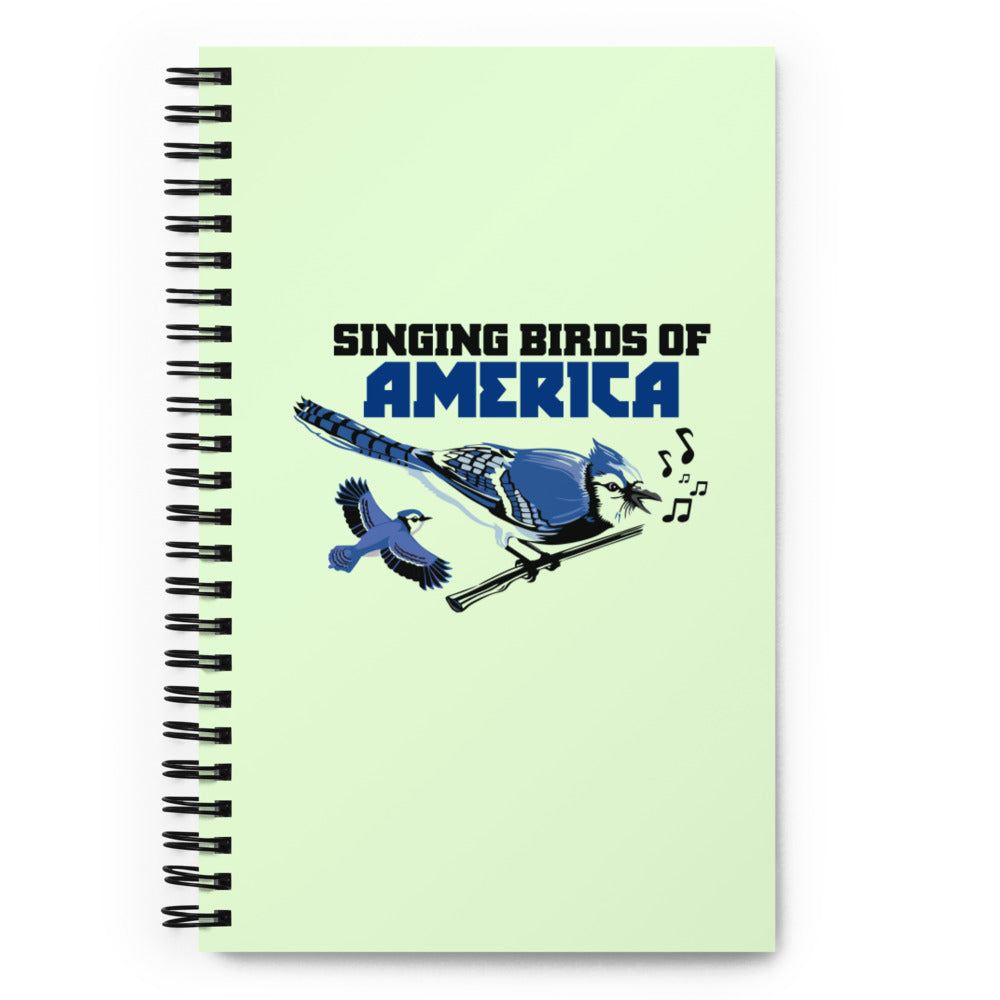 SINGING BIRDS OF AMERICA - Spiral notebook