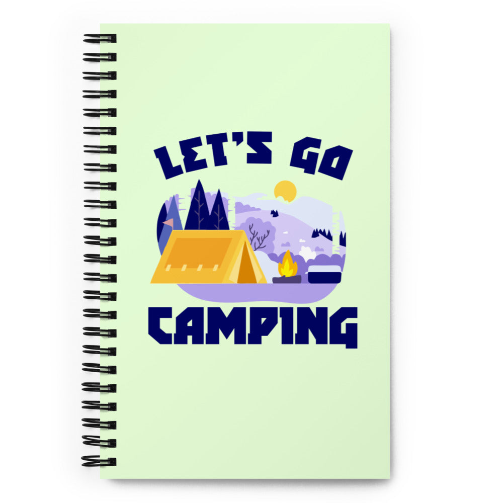 LET'S GO CAMPING - Spiral notebook