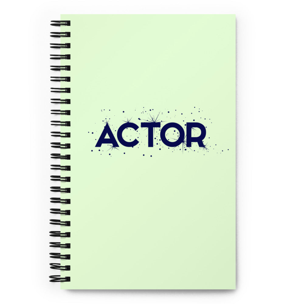 ACTOR - Spiral notebook