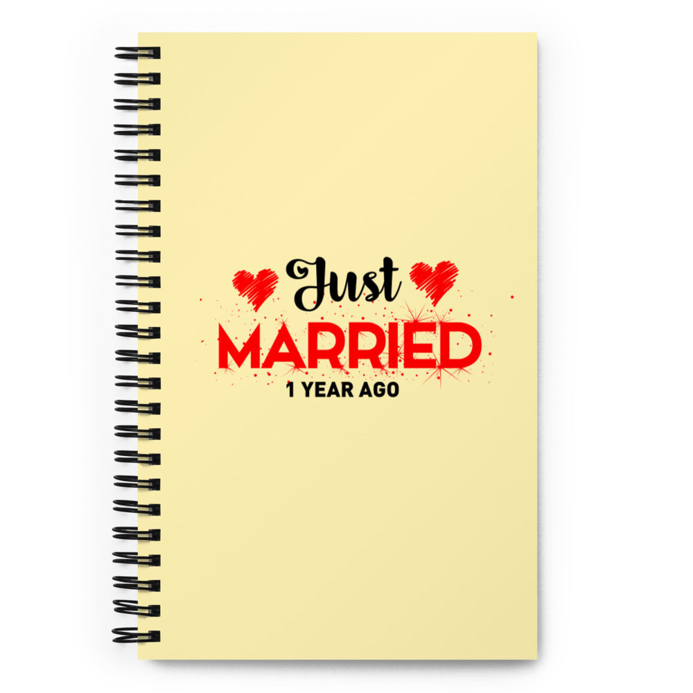 JUST MARRIED - Spiral notebook