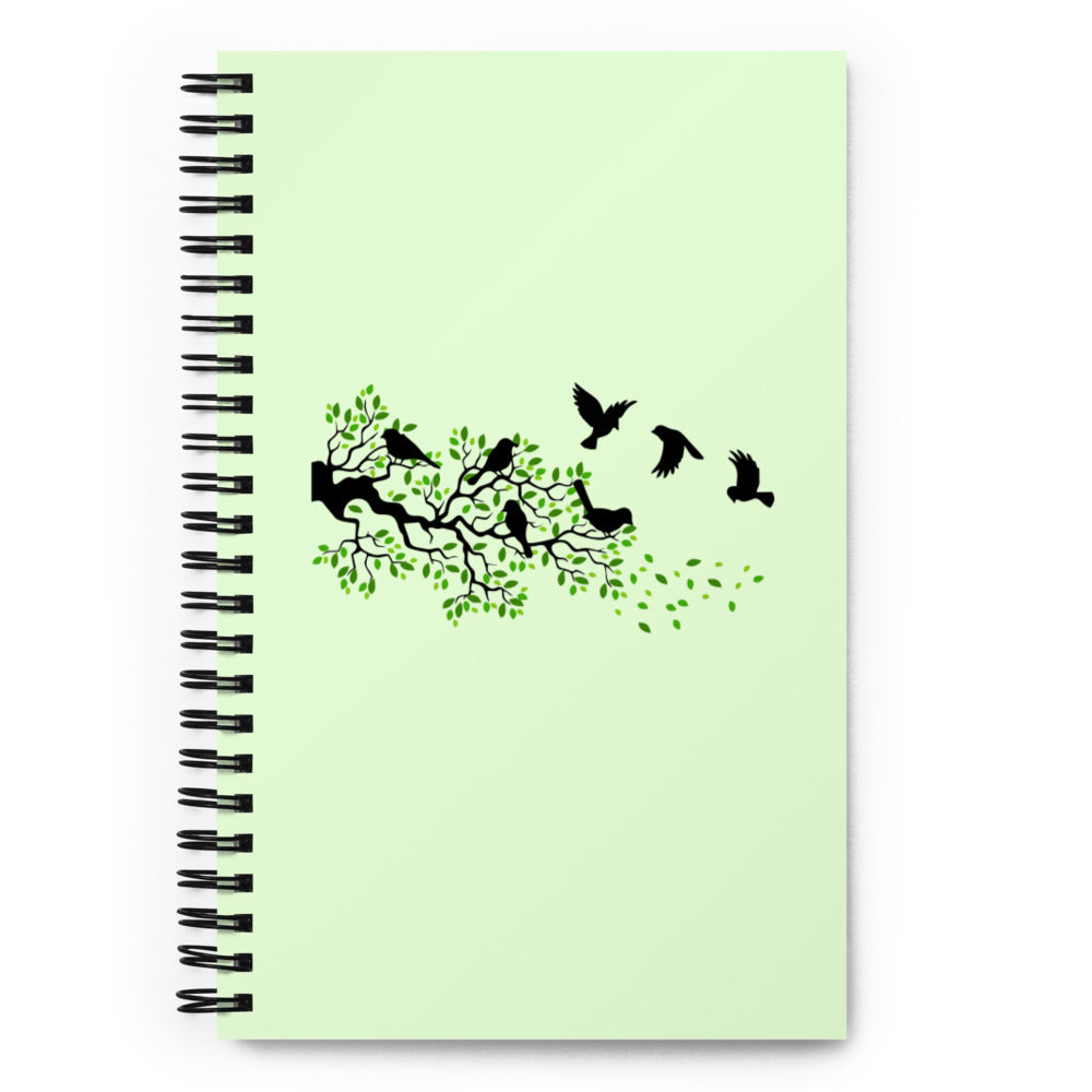 SPARROWS - Spiral notebook