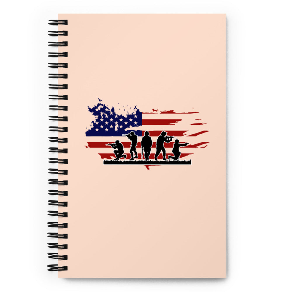 AMERICAN SOLDIERS - Spiral notebook