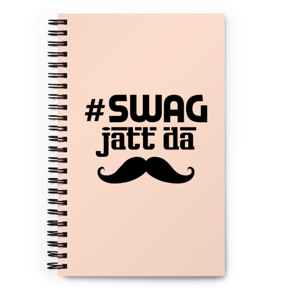 SWAG JATT DA - Spiral notebook